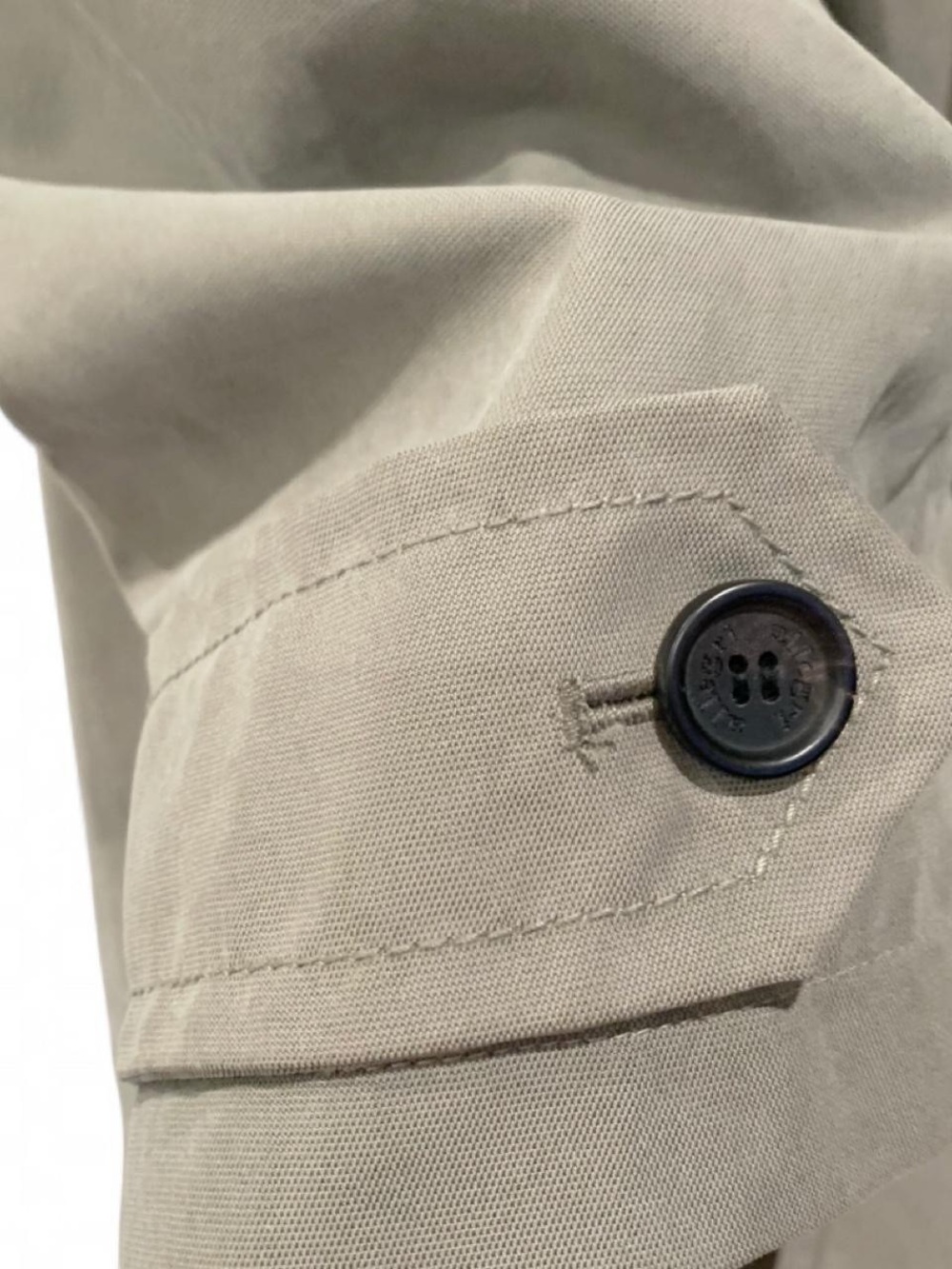 Allegri Italy Men's US Size 44 Beige/Khaki Waterproof Trench Coat - Picture 2 of 14